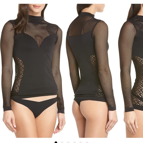 Hauty M/L Perforated Performance Chemise NWT - Picture 2 of 5